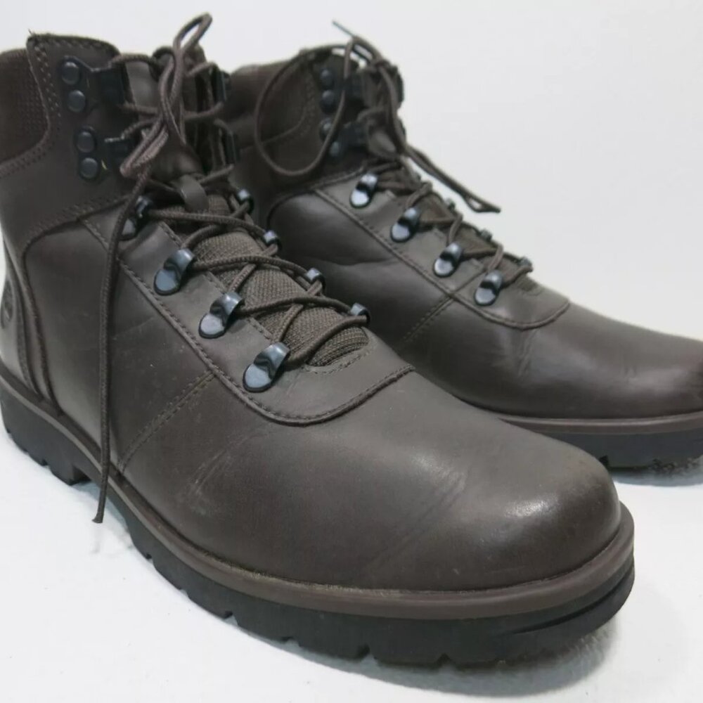 Timberland Soft Toe Leather Boots Shoes Men's Hiking Dress Stiefel Bottes 10.5